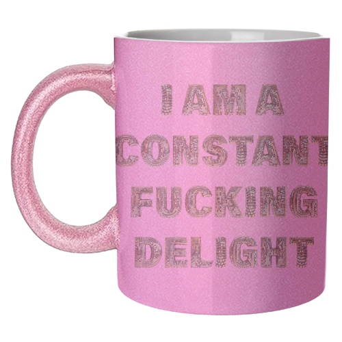 CONSTANT DELIGHT - unique mug by Ms Doodle
