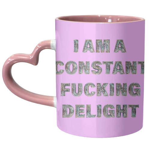 CONSTANT DELIGHT - unique mug by Ms Doodle