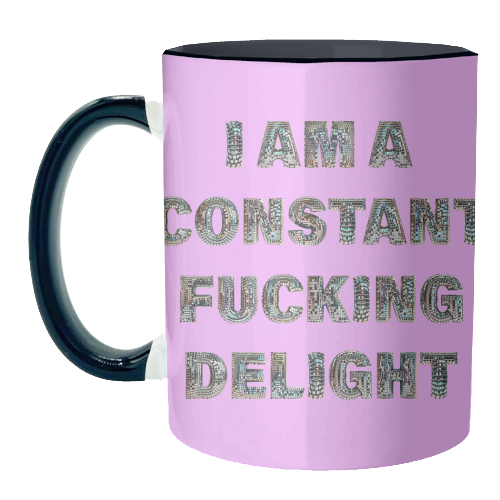 CONSTANT DELIGHT - unique mug by Ms Doodle