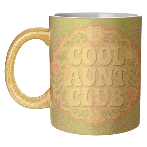 Cool Aunt Club - unique mug by Ms Doodle