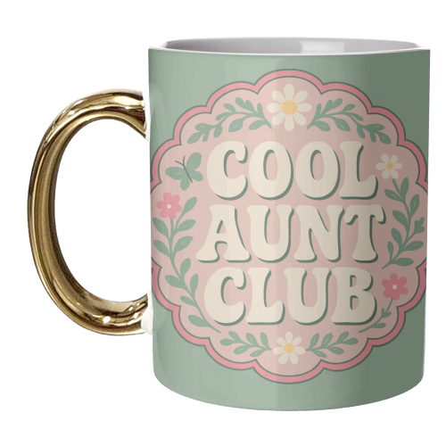 Cool Aunt Club - unique mug by Ms Doodle