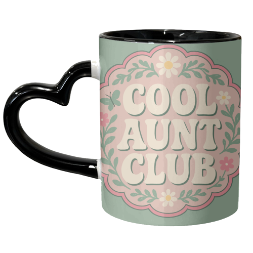 Cool Aunt Club - unique mug by Ms Doodle