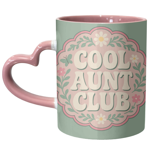 Cool Aunt Club - unique mug by Ms Doodle