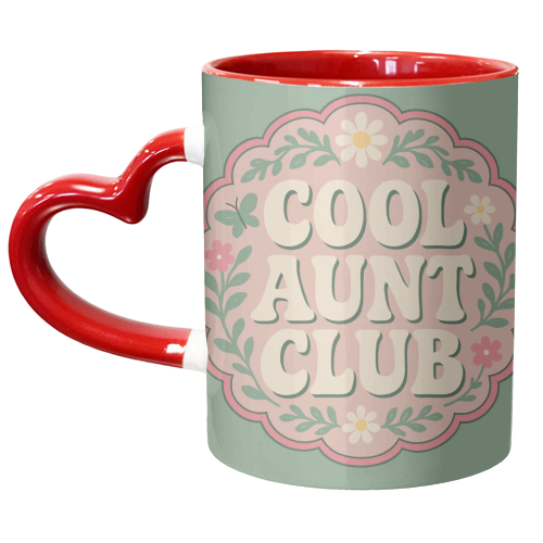 Cool Aunt Club - unique mug by Ms Doodle