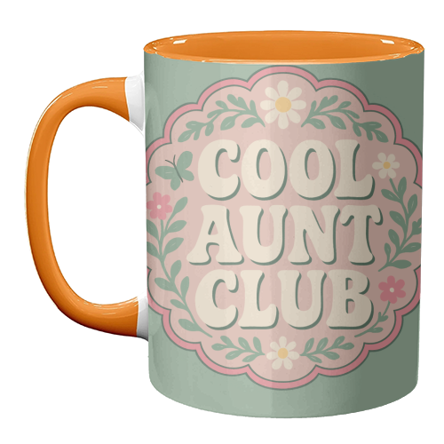Cool Aunt Club - unique mug by Ms Doodle