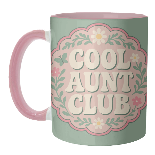 Cool Aunt Club - unique mug by Ms Doodle