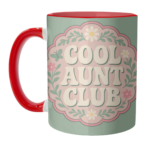 Cool Aunt Club - unique mug by Ms Doodle
