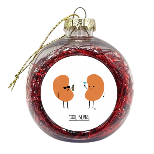 Cool Beans - xmas bauble by Leeann Walker