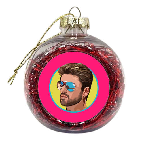Cool George - xmas bauble by DOLLY WOLFE