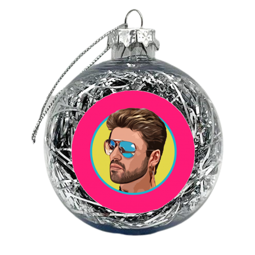 Cool George - xmas bauble by DOLLY WOLFE