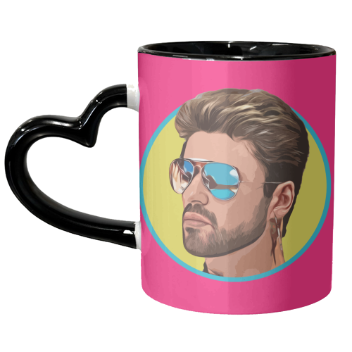 Cool George - unique mug by DOLLY WOLFE