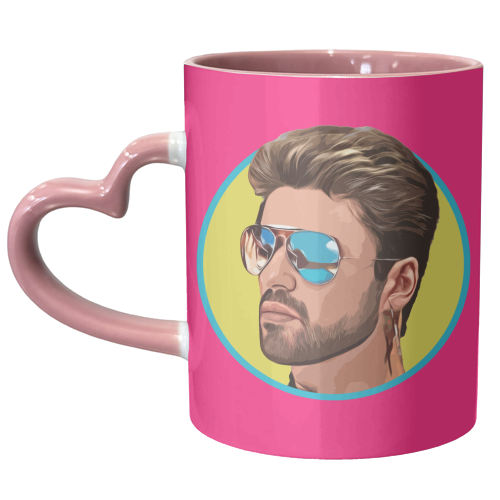 Cool George - unique mug by DOLLY WOLFE
