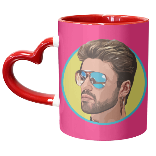 Cool George - unique mug by DOLLY WOLFE