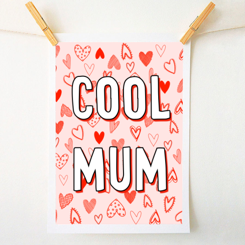 Cool Mum - A1 - A4 art print by Adam Regester