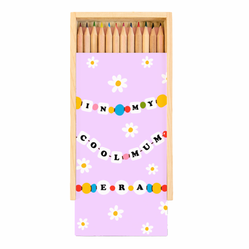 Cool Mum Era - Coloured Pencils with Box by Lilly Rose