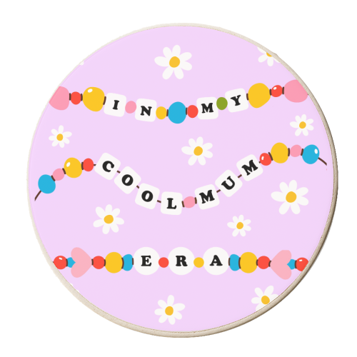 Cool Mum Era - personalised beer coaster by Lilly Rose