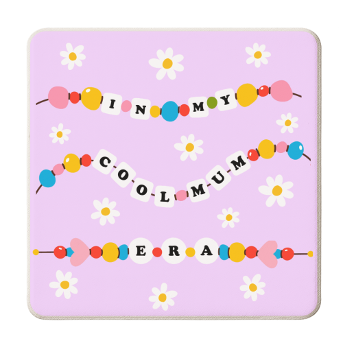 Cool Mum Era - personalised beer coaster by Lilly Rose