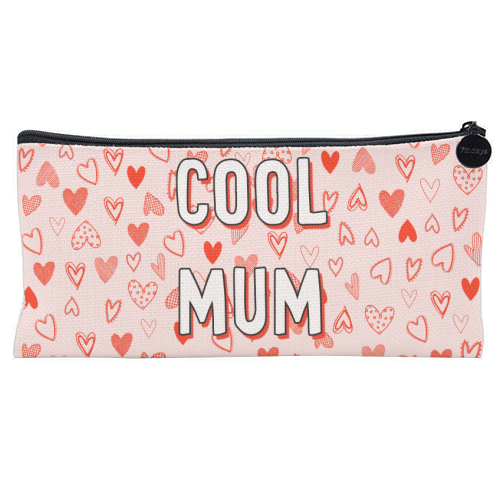 Cool Mum - flat pencil case by Adam Regester
