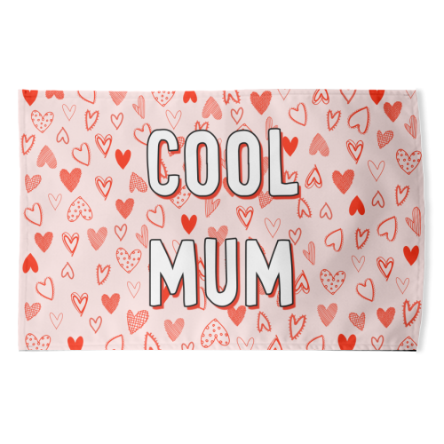Cool Mum - funny tea towel by Adam Regester