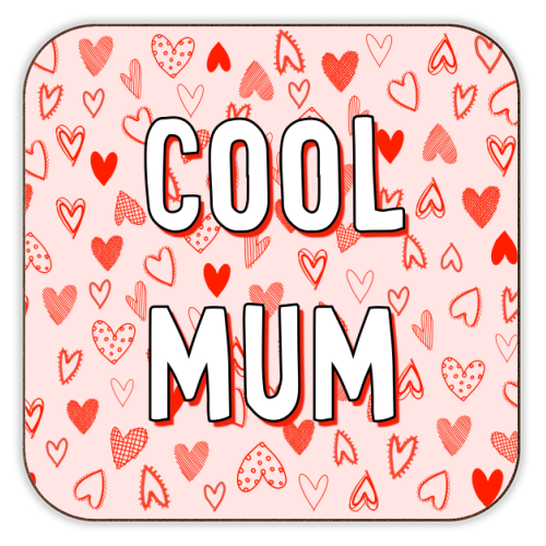 Cool Mum - personalised beer coaster by Adam Regester