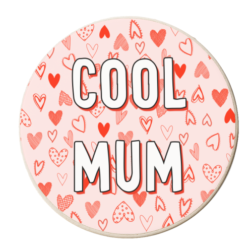 Cool Mum - personalised beer coaster by Adam Regester