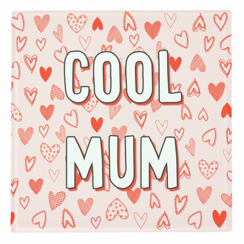 Cool Mum - personalised beer coaster by Adam Regester