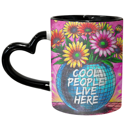Cool People Live Here - unique mug by AP