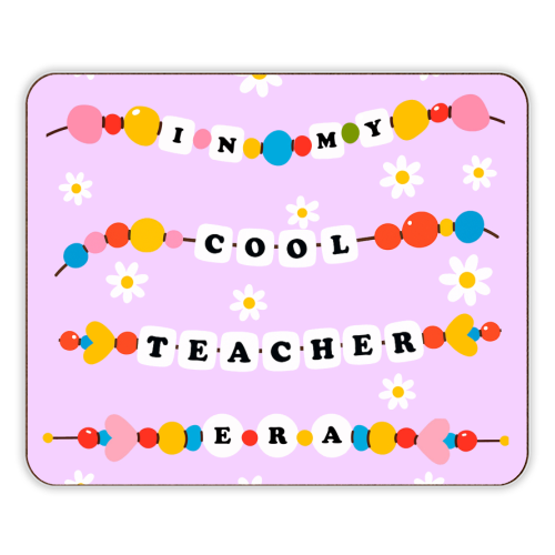 Cool Teacher Era - designer placemat by Lilly Rose