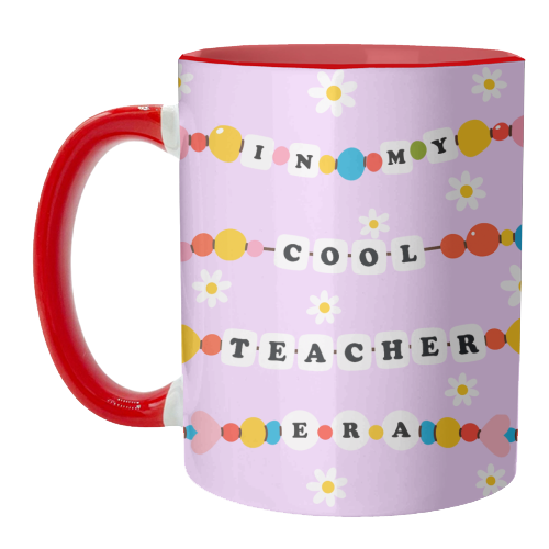 Cool Teacher Era - unique mug by Lilly Rose