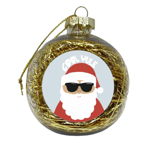 Cool Yule - xmas bauble by Giddy Kipper