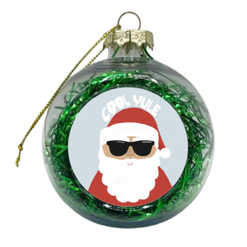 Cool Yule - xmas bauble by Giddy Kipper