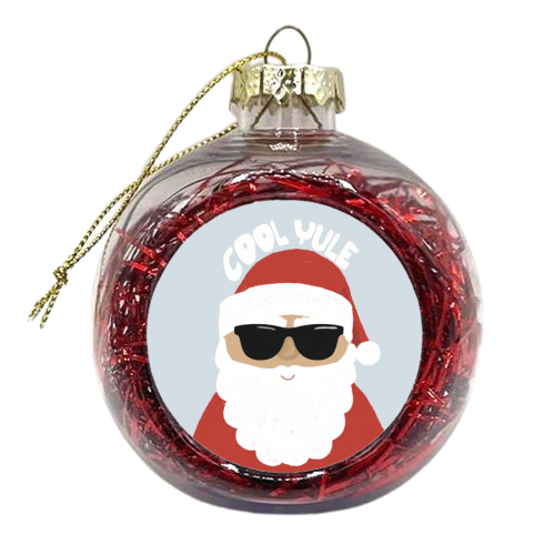 Cool Yule - xmas bauble by Giddy Kipper
