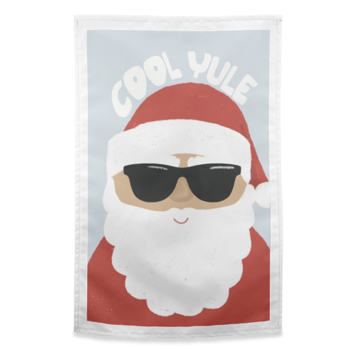 Cool Yule - funny tea towel by Giddy Kipper
