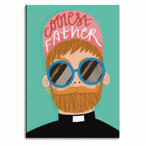 Coolest Father - personalised A4, A5, A6 notebook by Vallely Studios