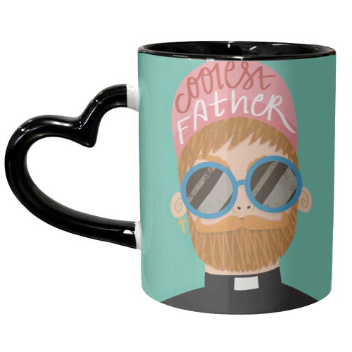 Coolest Father - unique mug by Vallely Studios