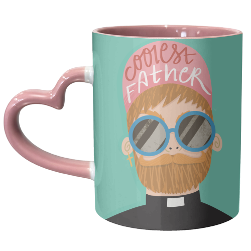 Coolest Father - unique mug by Vallely Studios