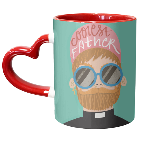 Coolest Father - unique mug by Vallely Studios