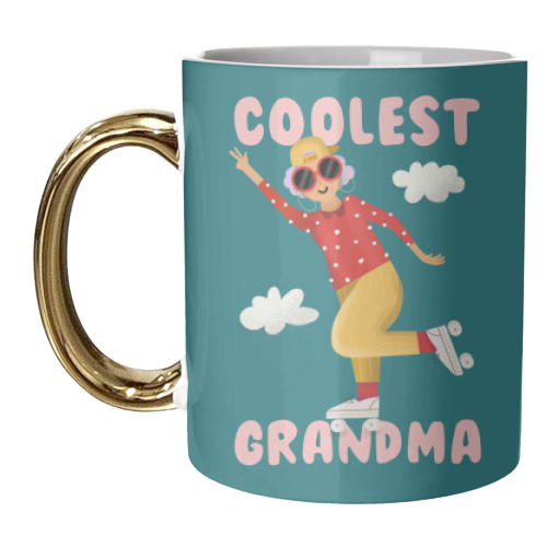 Coolest Grandma - unique mug by AbiGoLucky