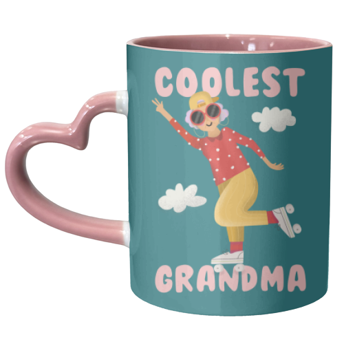 Coolest Grandma - unique mug by AbiGoLucky