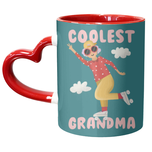 Coolest Grandma - unique mug by AbiGoLucky