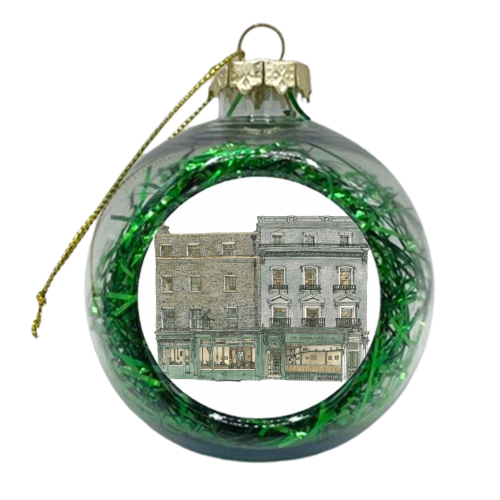 Copper Kettle, Kings Parade, Cambridge - xmas bauble by piljam