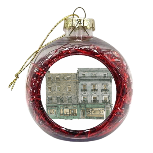 Copper Kettle, Kings Parade, Cambridge - xmas bauble by piljam