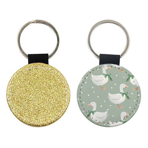 Coquette Goose pattern - keyring by haris kavalla