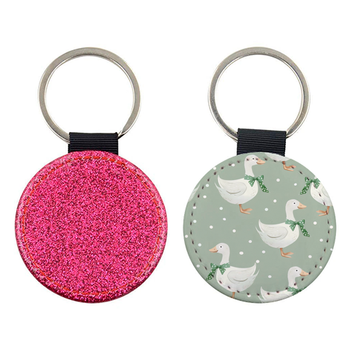 Coquette Goose pattern - keyring by haris kavalla