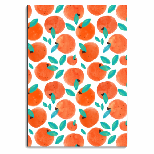 Coral Fruit - personalised A4, A5, A6 notebook by Uma Prabhakar Gokhale