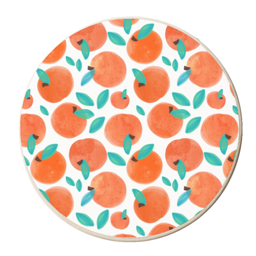 Coral Fruit - personalised beer coaster by Uma Prabhakar Gokhale
