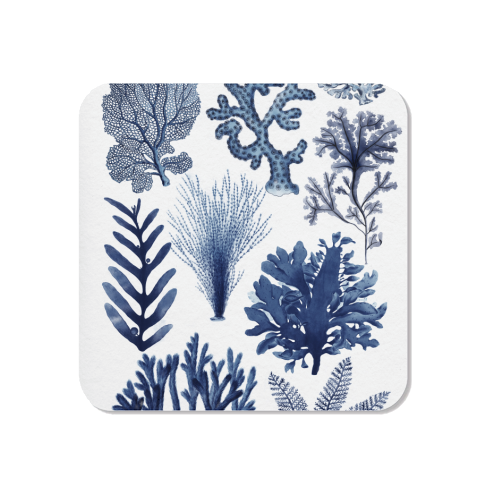 Corals & Seaweed Collection (Blue) - Magnet by Gal Design