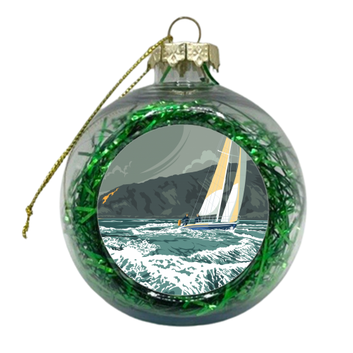 Corryvreckan, Isle of Jura - xmas bauble by Stephen Millership
