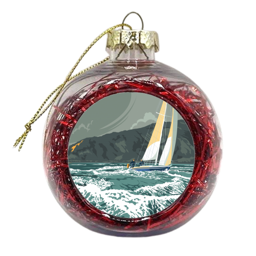Corryvreckan, Isle of Jura - xmas bauble by Stephen Millership