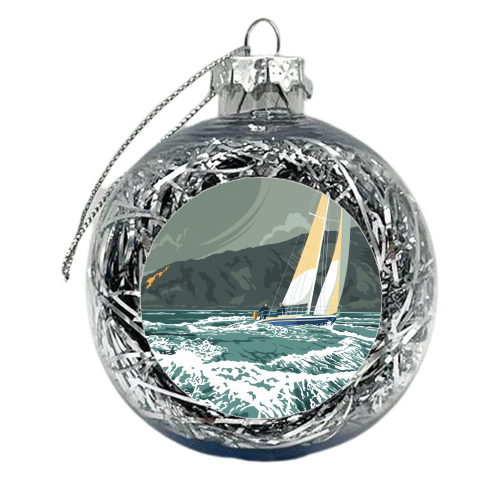 Corryvreckan, Isle of Jura - xmas bauble by Stephen Millership